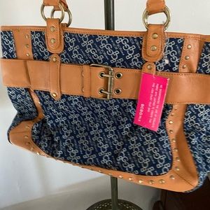 BCBG Satchel denim